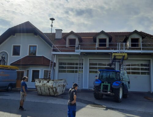 Dach- und Festplatzsanierung