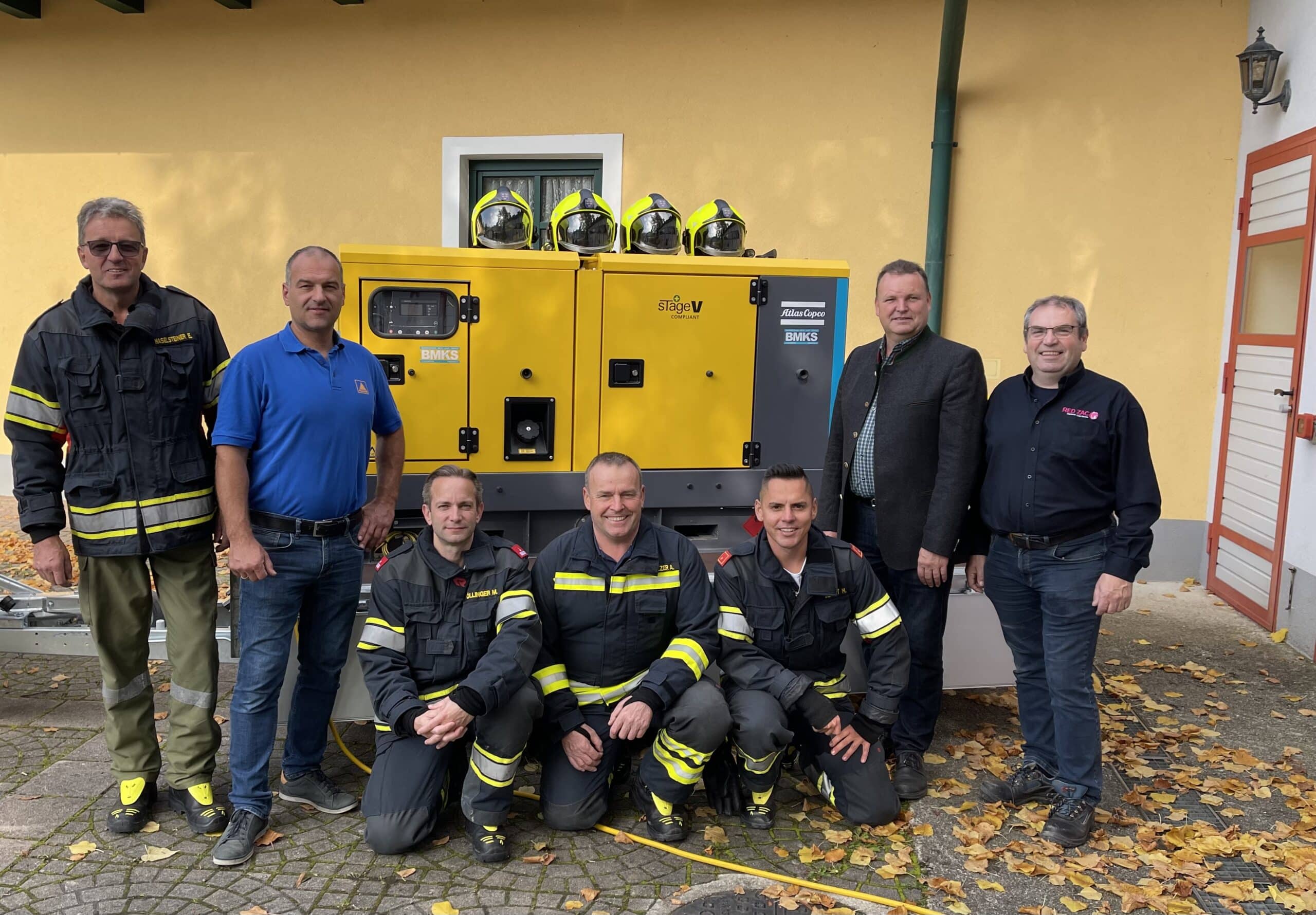 Übergabe Notstrom-Aggregat