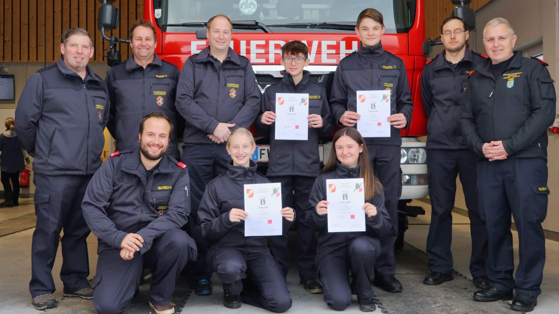 Erprobung der Jugendfeuerwehr Lackenhof