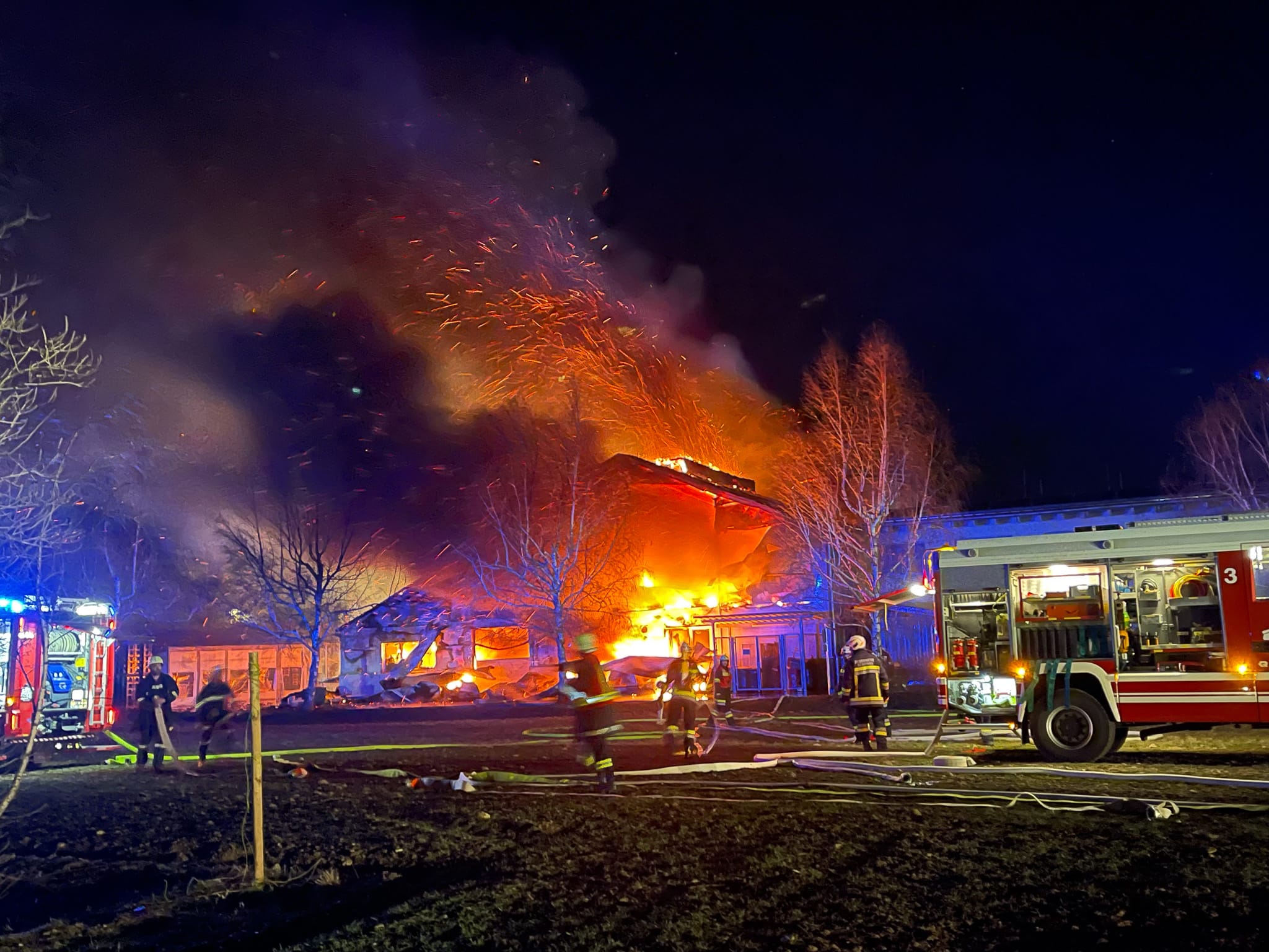 Großbrand in Purgstall