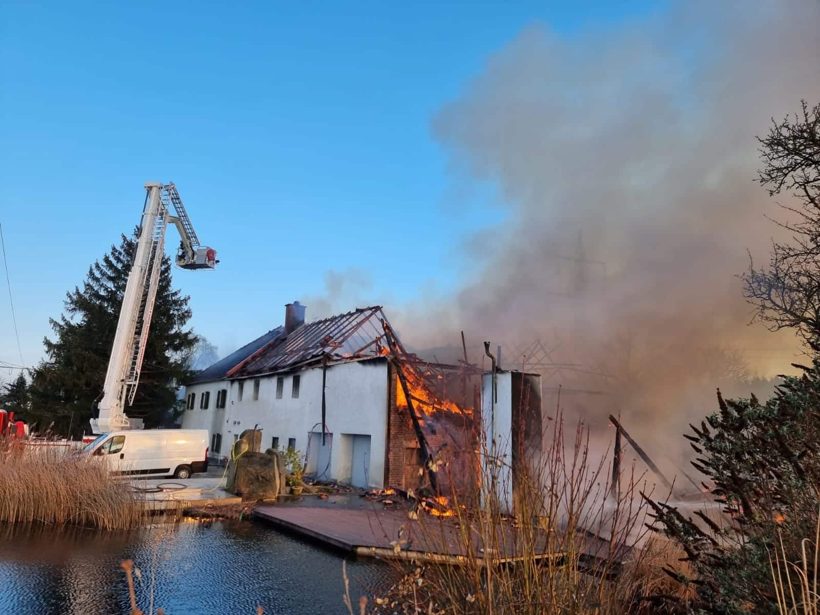 Brandeinsatz in Wieselburg-Land