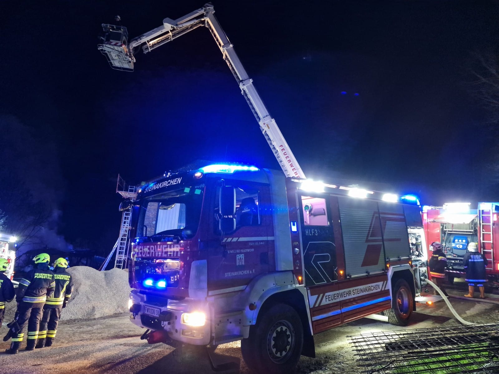 Brand eines landwirtschaftlichen Objektes in Purgstall
