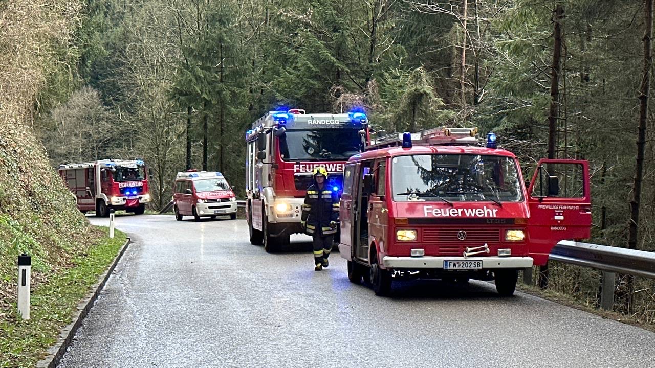 Motorradunfall auf der L6112 Hochkogelberg