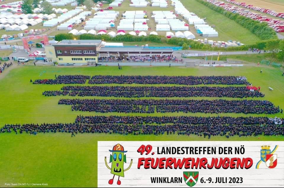 Rekordbeteiligung bei Landesjugendtreffen 2023 in Winklarn