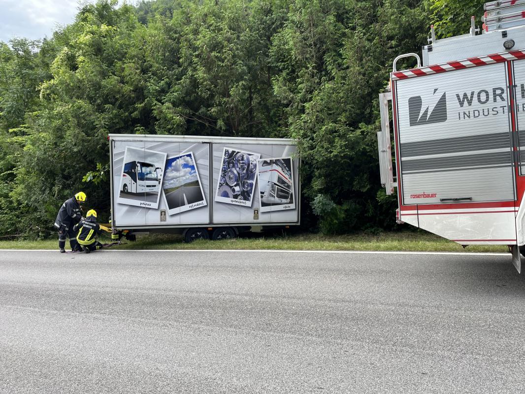 Radanhänger machte sich selbstständig