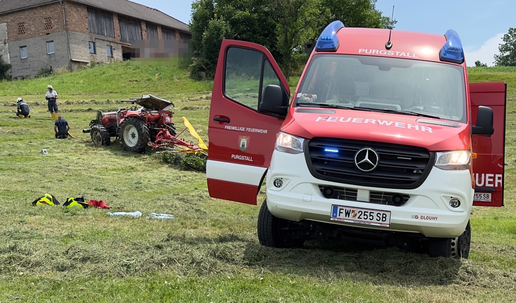 tödlicher Traktorabsturtz bei Söllingerwald