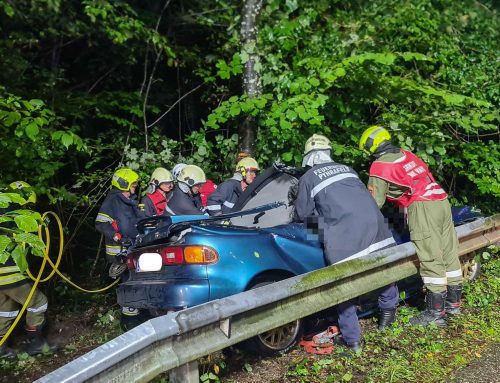 Menschenrettung nach Verkehrsunfall auf der L6155 in Nebetenberg/Wang