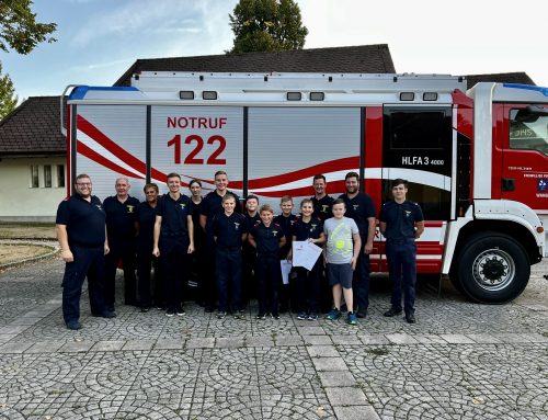 Erprobung der Feuerwehrjugend