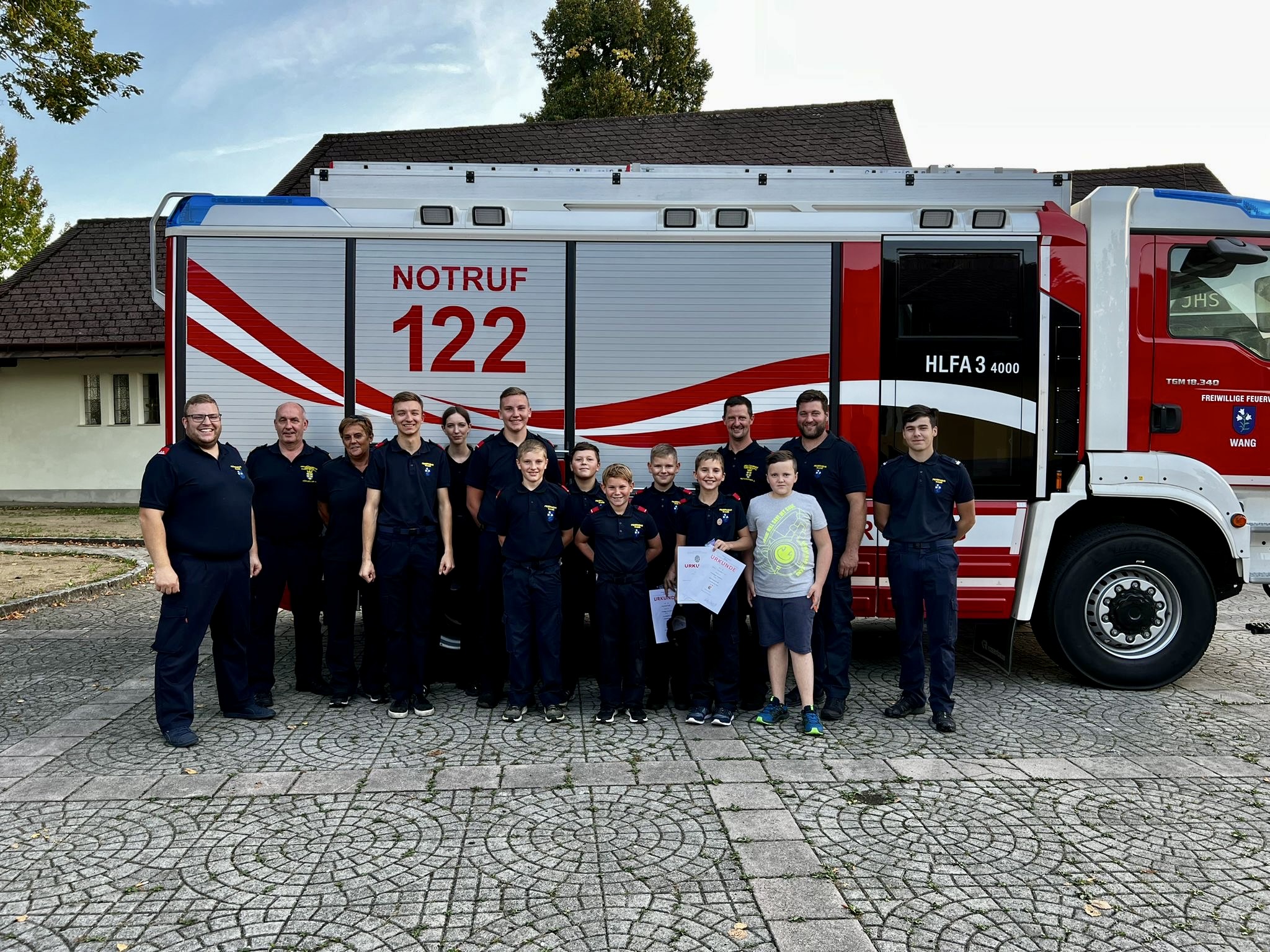 Erprobung der Feuerwehrjugend