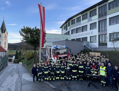 Großübung in der Volksschule Steinakirchen