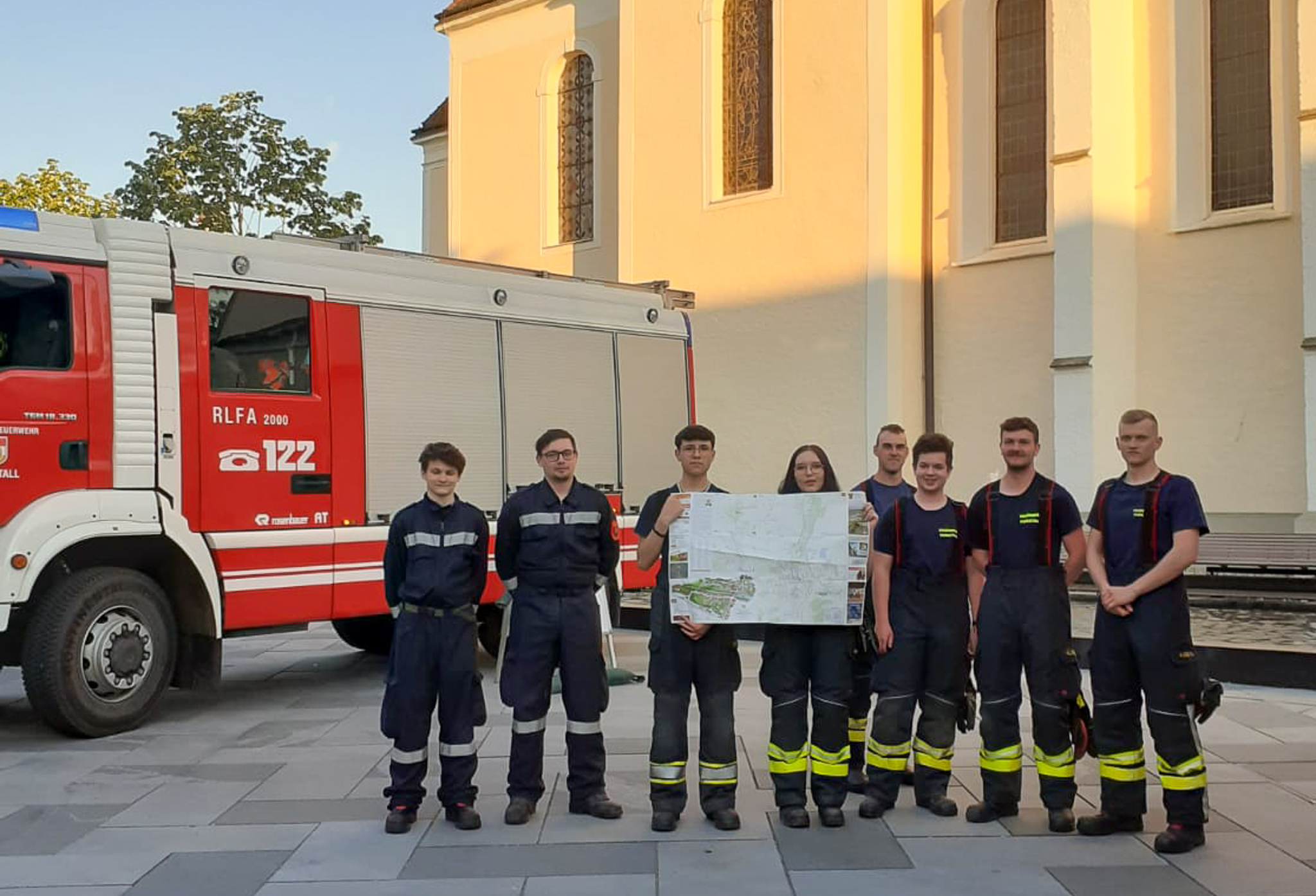 Montagsübung zum Thema Ortskunde bei der Feuerwehr Purgstall