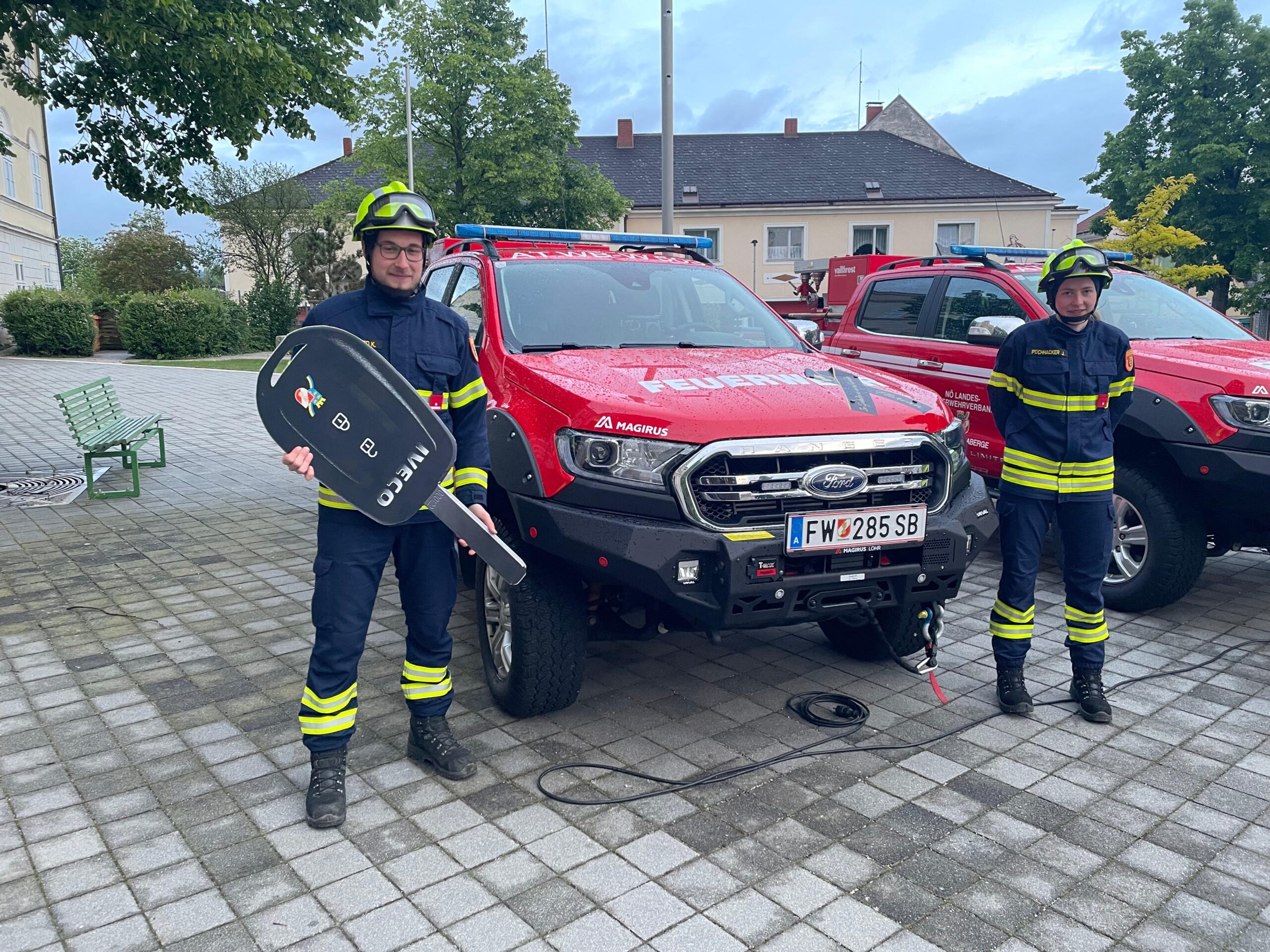 Schlüsselübergabe Pick-up