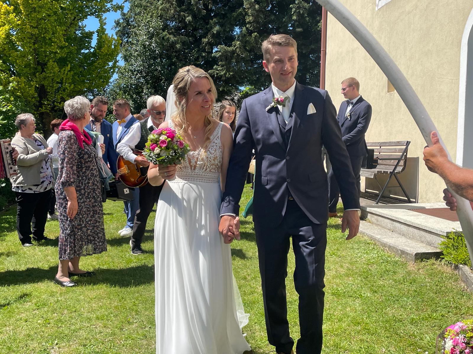 Ein Hoch auf das Brautpaar