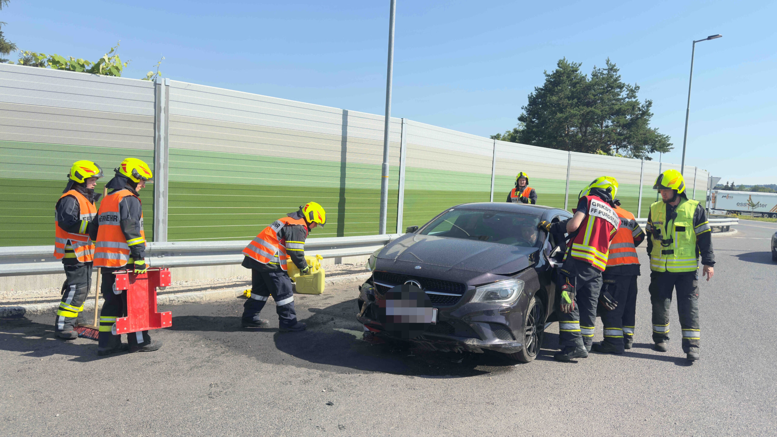 Fahrzeugbergung nach Unfall