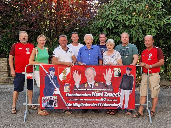 80 Jahre Ehrenbrandrat Karl Zmeck!