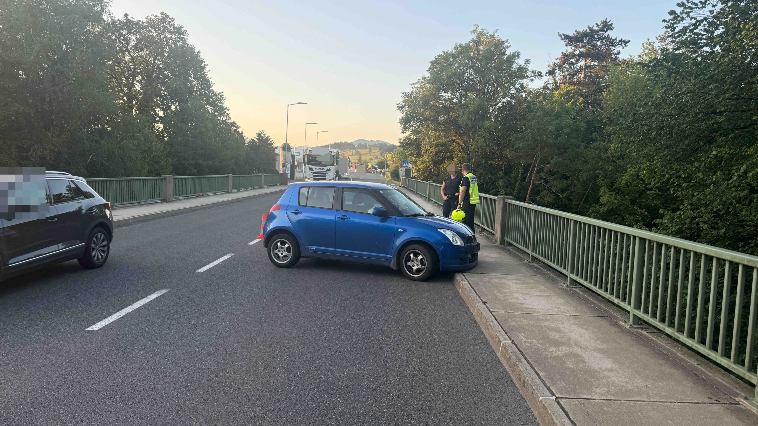 Verkehrsunfall auf der B25 in Purgstall