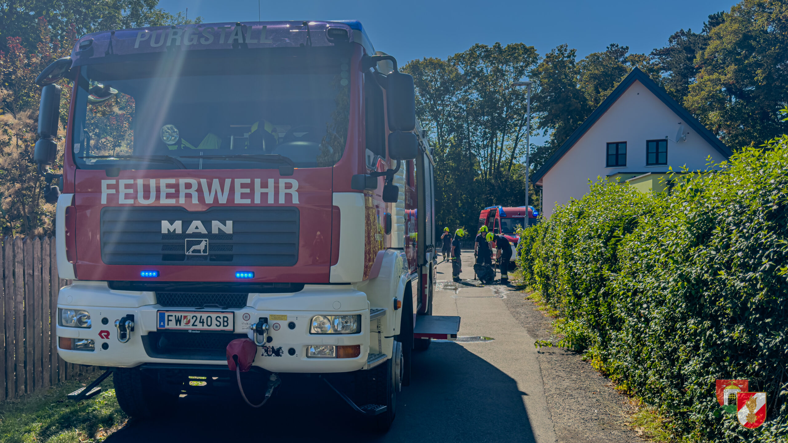 Einsatz für die Feuerwehr Purgstall