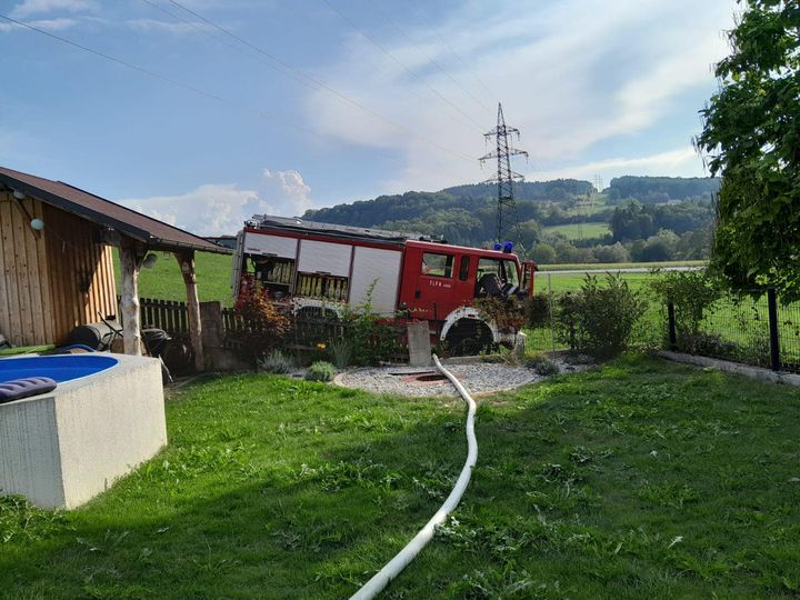 Wasserversorgungen während der Dürreperiode