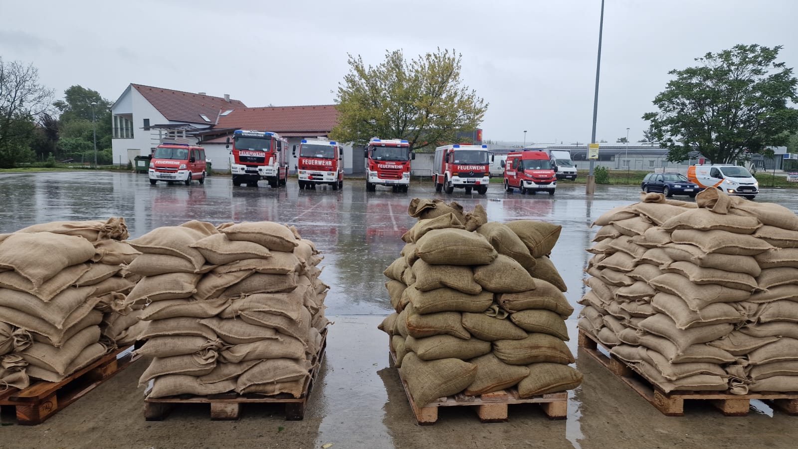 Das Hochwasser forderte unsere Einsatzkräfte