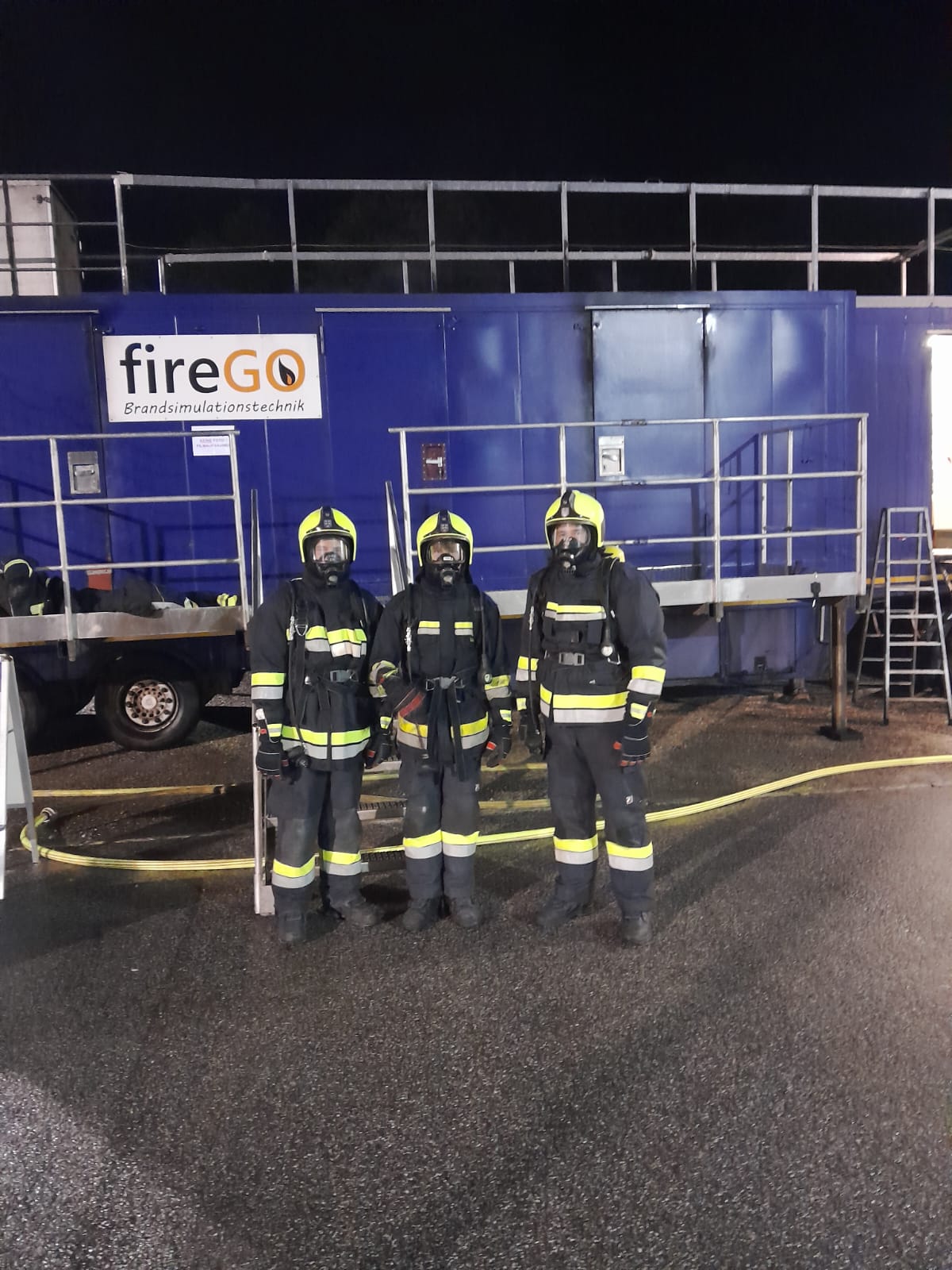 Heißausbildung im gasbefeuerten Container