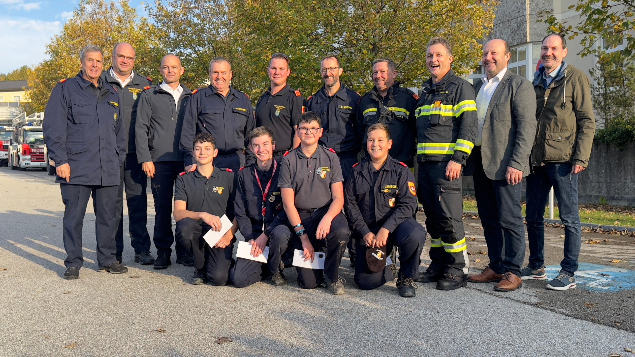4 Goldene beim Feuerwehrjugendleistungsabzeichen in Gold