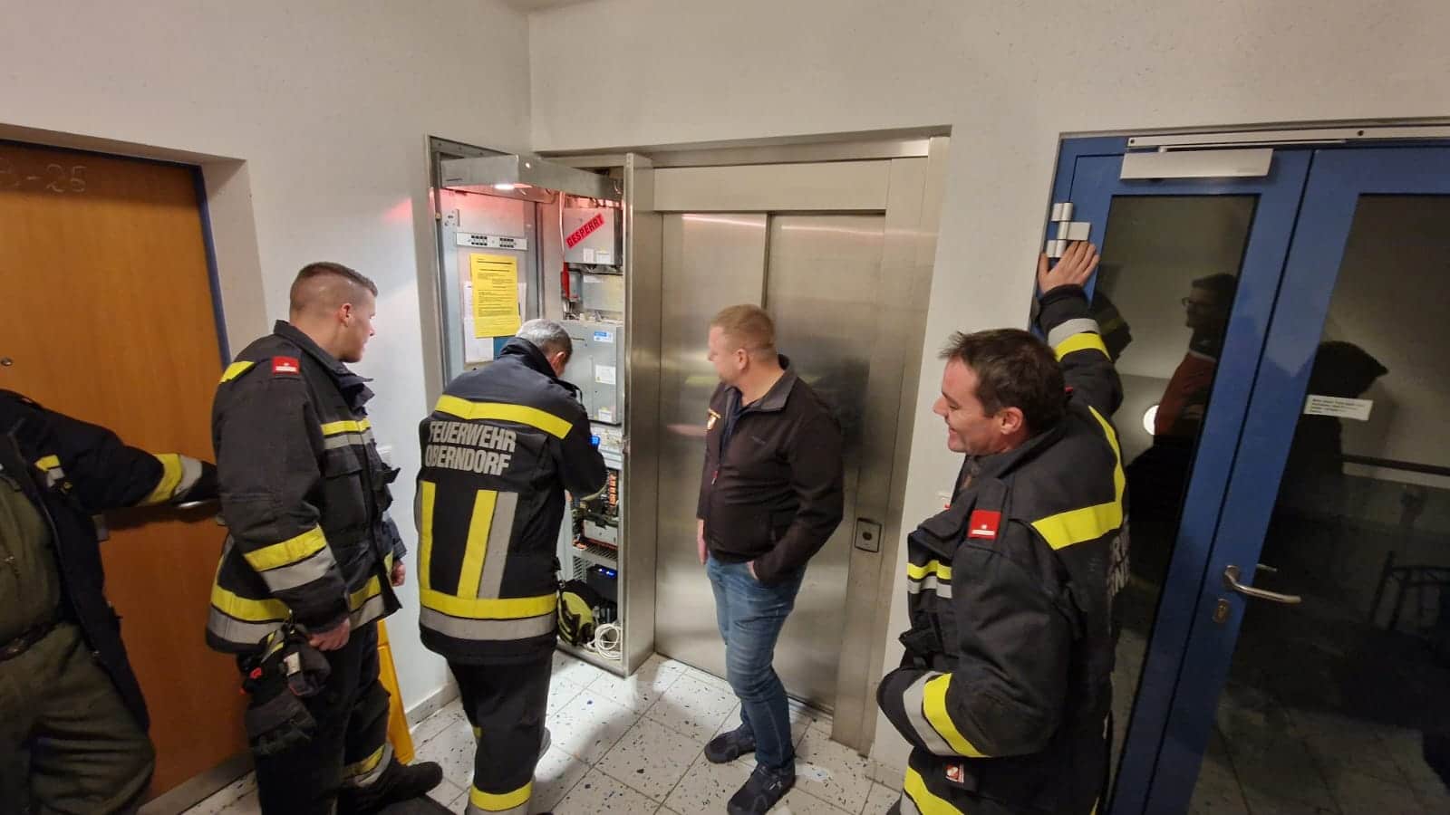 Einsatzleiterschulung: Thema Aufzüge