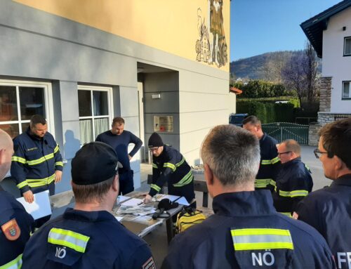 Waldbrand Zugsübung Ramsau bei Hainfeld
