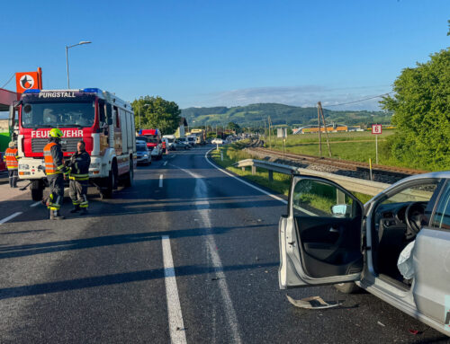 Erneuter Verkehrsunfall auf der B25 – dieses Mal in Schauboden