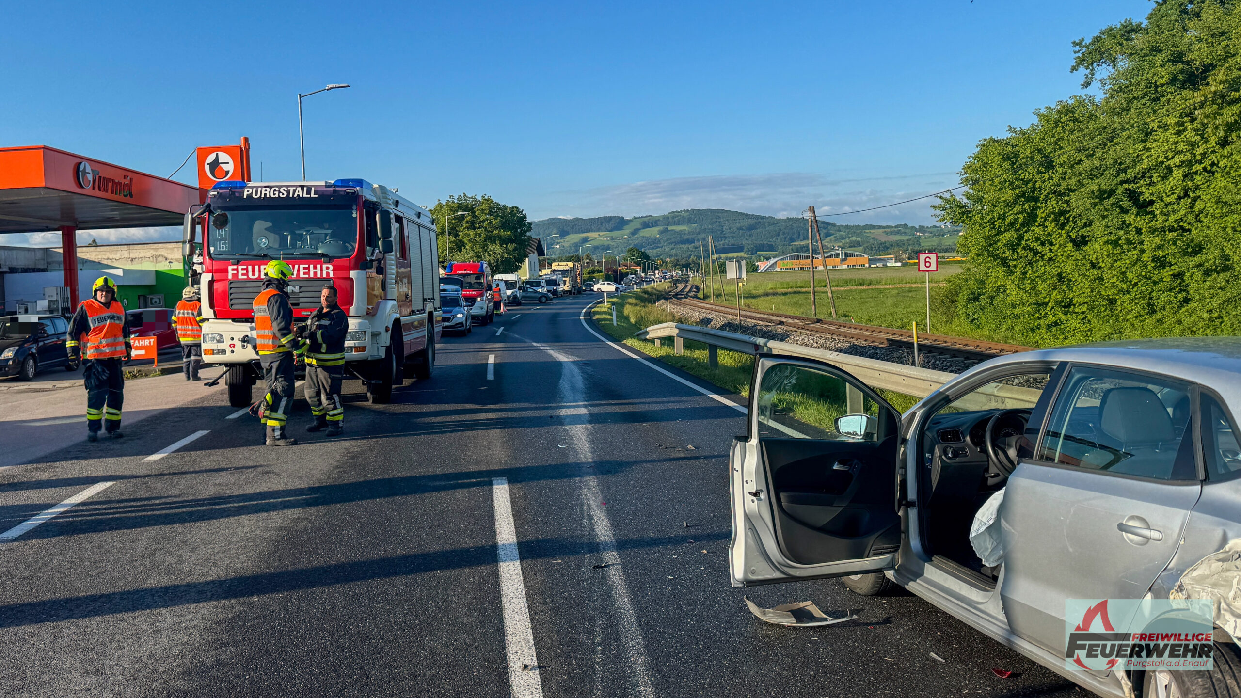 Erneuter Verkehrsunfall auf der B25 – dieses Mal in Schauboden