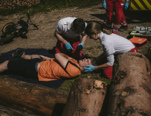 Groß angelegtes Szenarientraining des Roten Kreuzes in Lunz am See