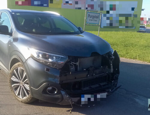Feuerwehr Purgstall im Einsatz – Verkehrsunfall auf der B25