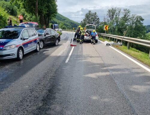 Drei Fahrzeugbergungen auf der B22
