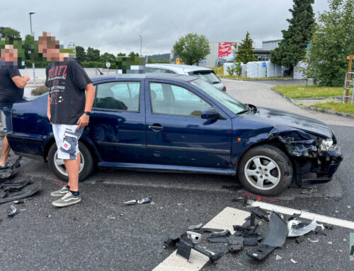 Verkehrsunfall auf der B25 in Purgstall