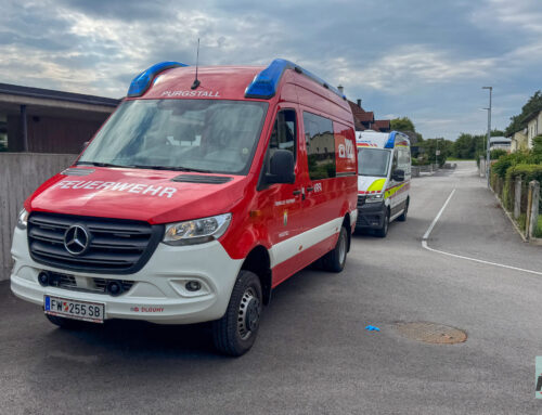 Medizinischer Notfall in der Erlaufschlucht: Feuerwehr Purgstall unterstützt Rettungskräfte bei anspruchsvollem Einsatz