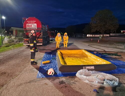 Chlorgasaustritt im Freibad Steinakirchen – Übung