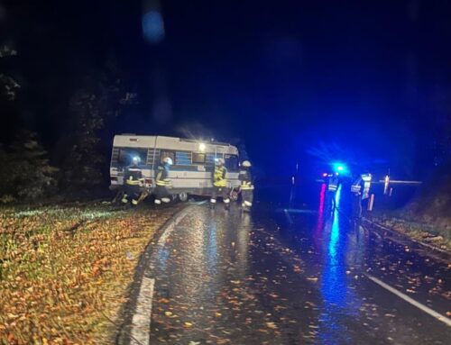 Bergung von einem Wohnmobil