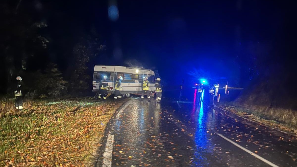 Bergung von einem Wohnmobil