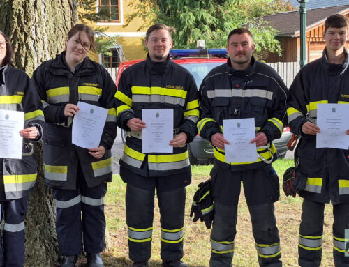 Fünf neue Mitglieder im aktiven Feuerwehrdienst