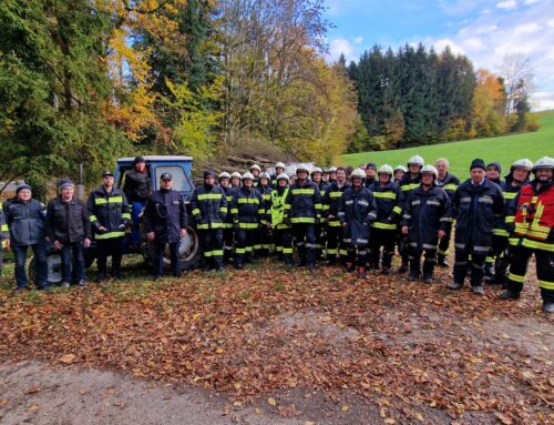 Zugsübung der FF Pyhrafeld Schwerpunkt Schadstoffe