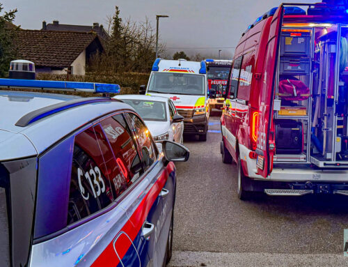 Feuerwehr Purgstall zu Türöffnung alarmiert