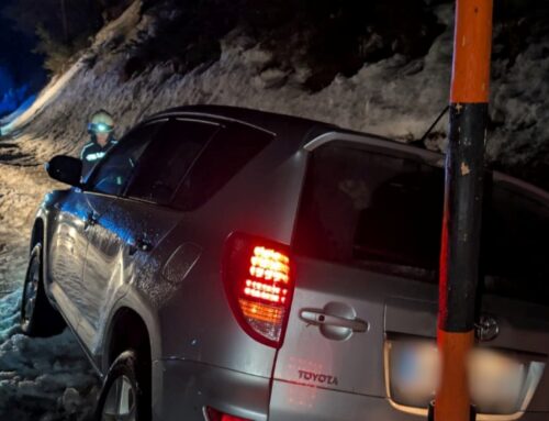 Glatteis auf der Zellerainstraße