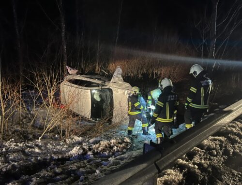 T1-Fahrzeugbergung auf der B25