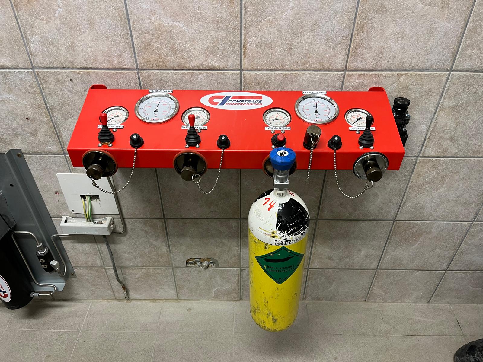 Atemluftkompressors des Abschnittes Ötscher–Hochkar