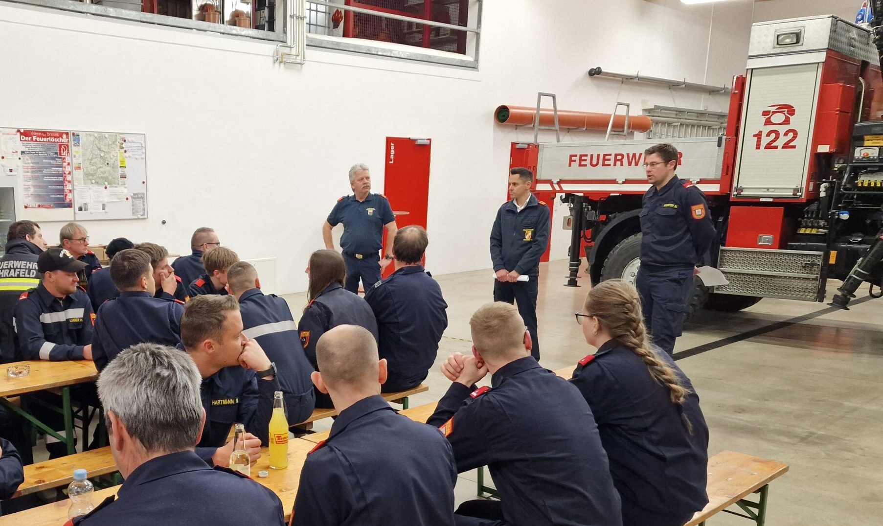 Unterabschnittsfunkübung in Steinakirchen/Forst