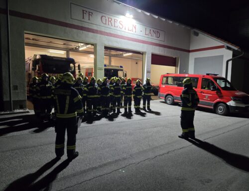 1. Zugsübung des Jahres