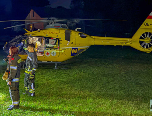 Medizinischer Notfall: Feuerwehr Purgstall unterstützt Rettungsdienst