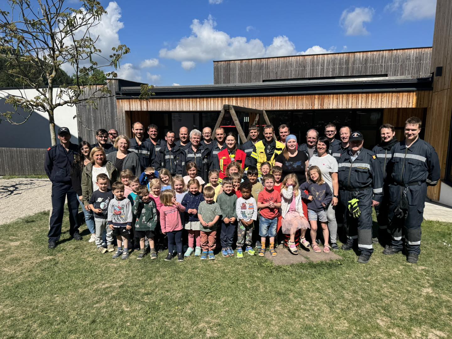 Kindergartenübung im Kindergarten Reinsberg