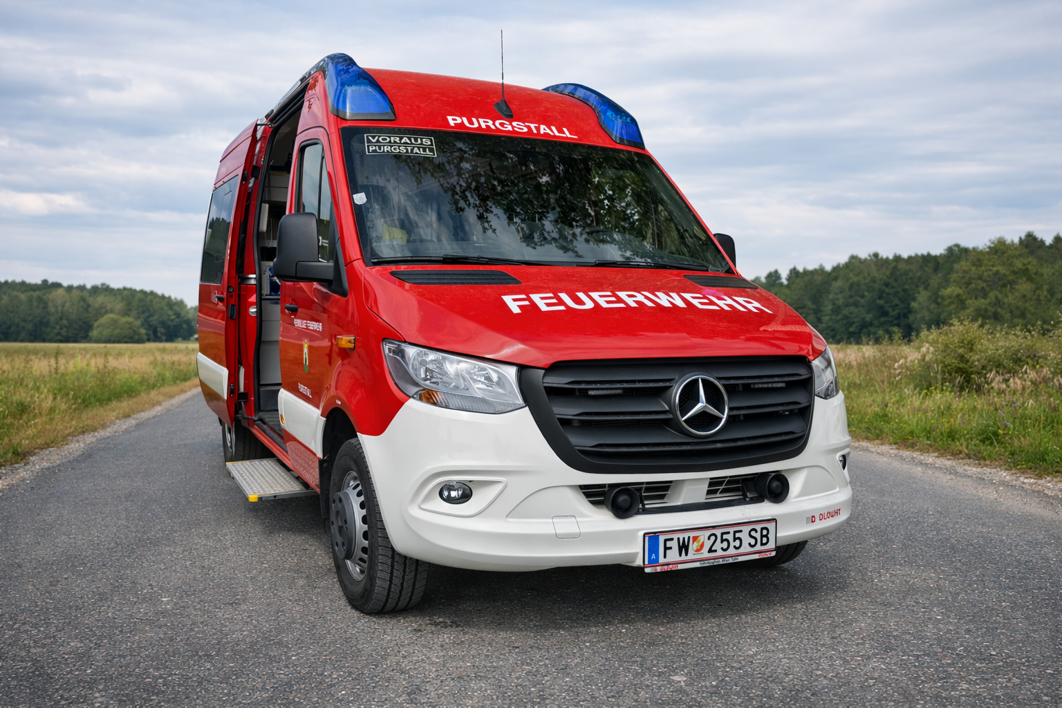 Nottüröffnung während Festbetrieb in Purgstall