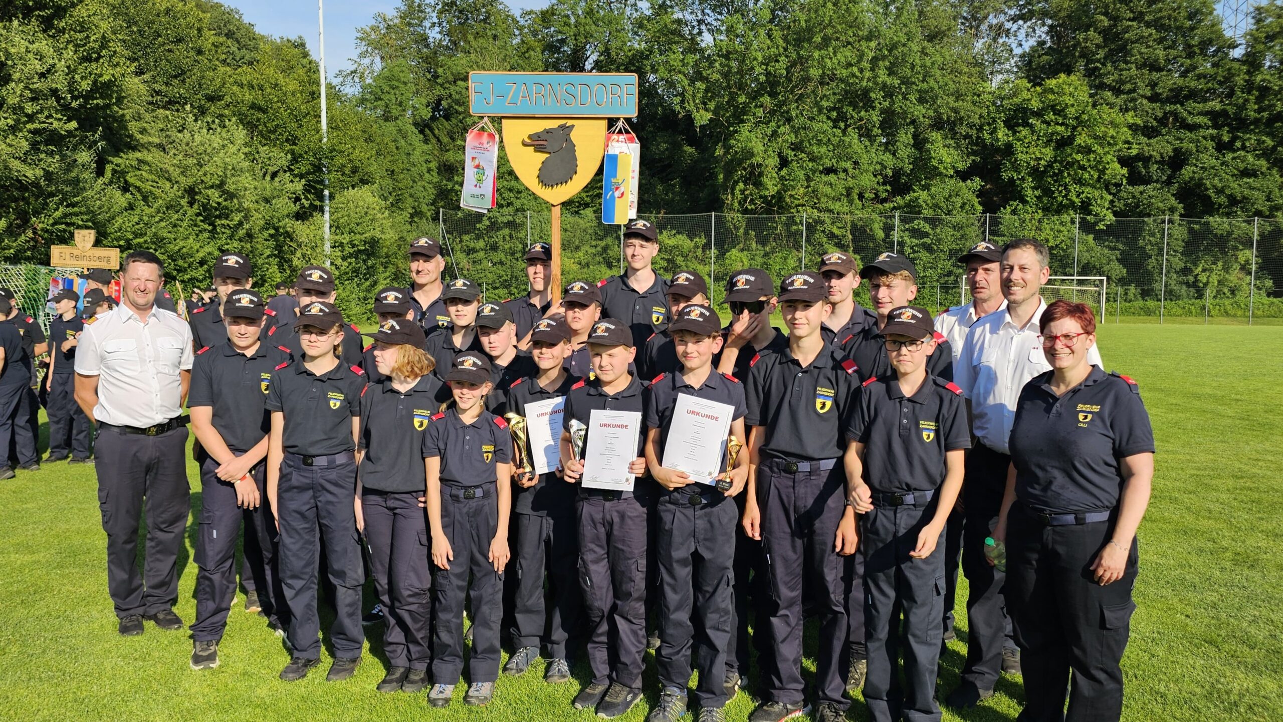 Feuerwehrjugend Zarnsdorf erfolgreich beim Bezirksfeuerwehrjugendbewerb