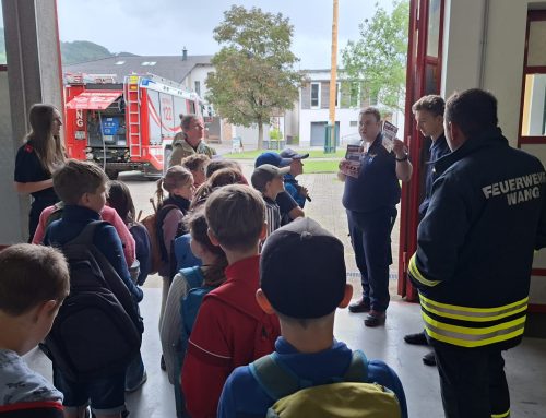 Gemeinsam sicher Feuerwehr mit der VS Wang